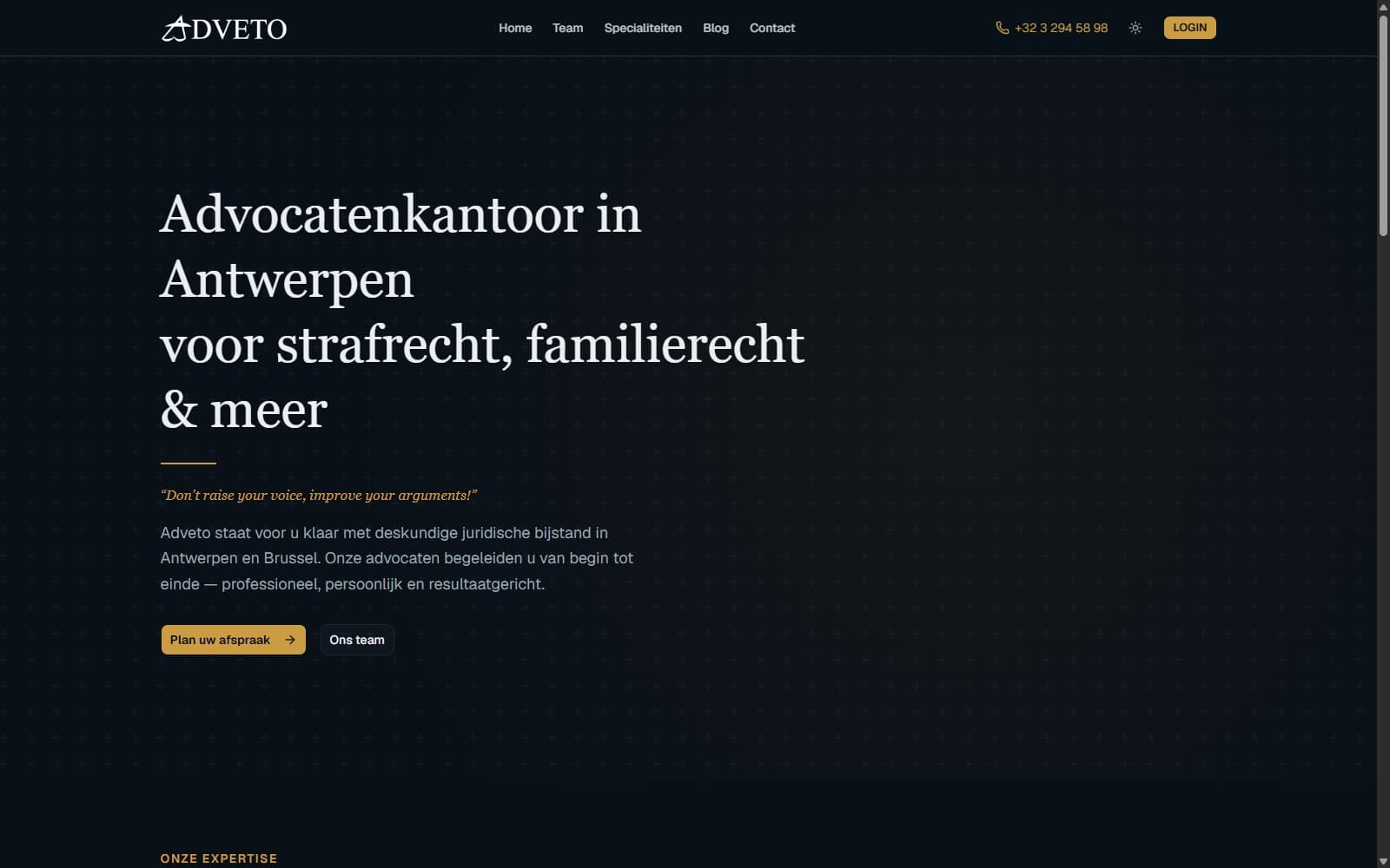 Projectbeeld van Adveto Advocaten