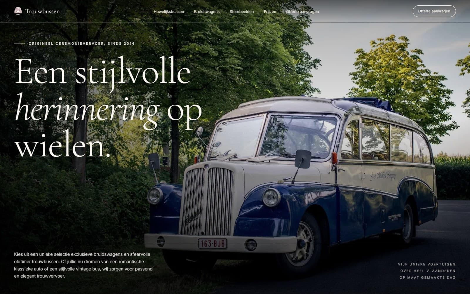 Het werk voor Just Married in beeld