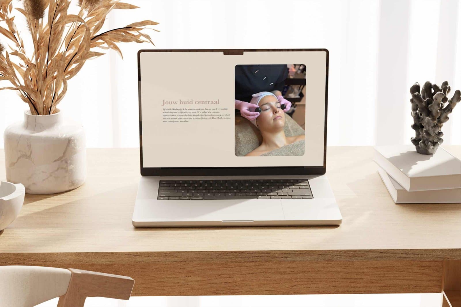 Het werk voor Marble Skin in beeld