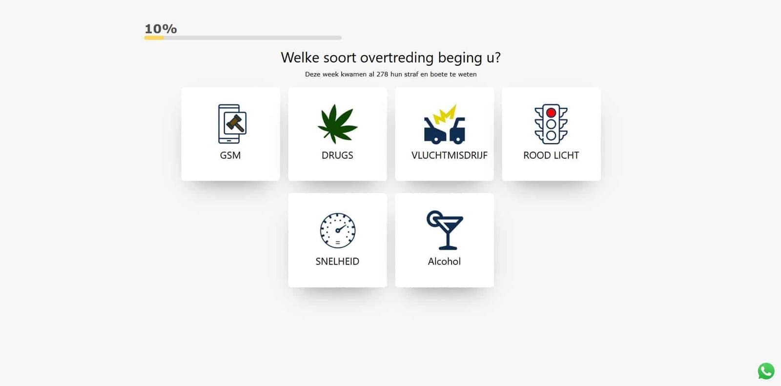 Volgend project: Mijn Boete Berekenen